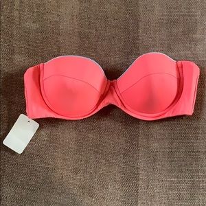 Coral Underwire  Bandeau (Model is wearing Pink)
